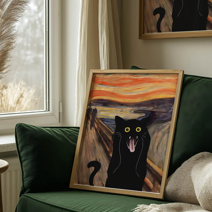 Funky Black Cat