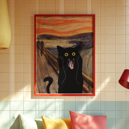 Funky Black Cat