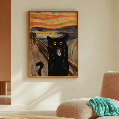 Cat Scream Munch