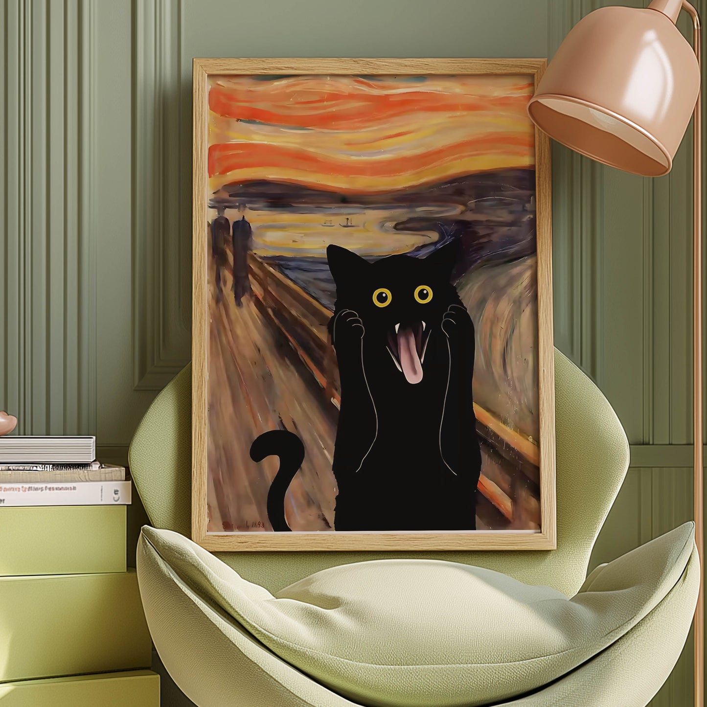 Cat Scream Munch