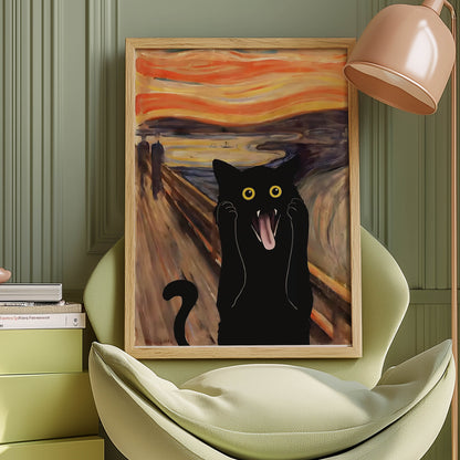 Cat Scream Munch