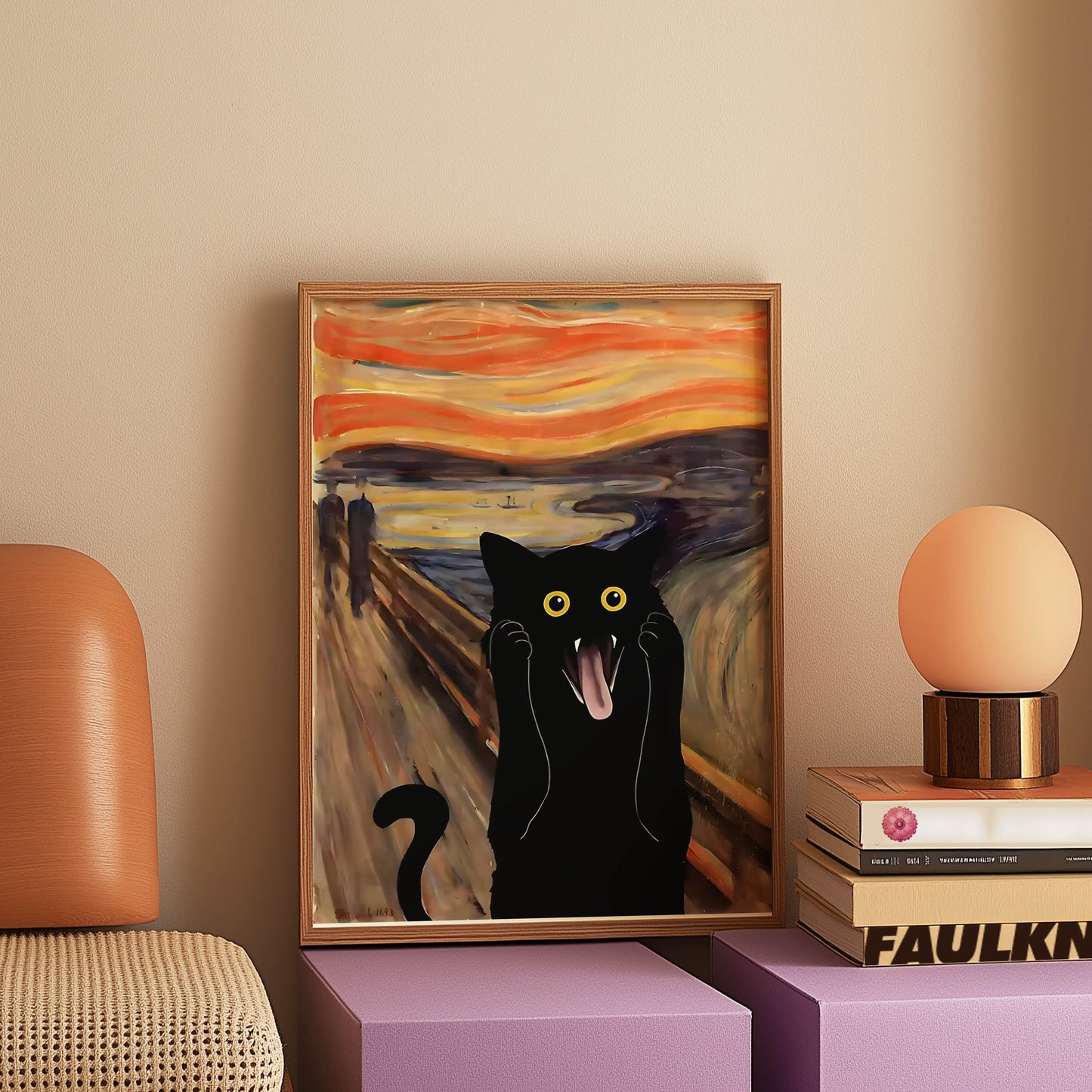 Cat Scream Munch