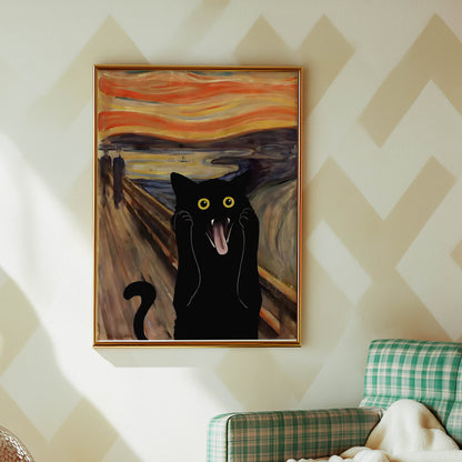 Cat Scream Munch