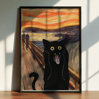 Funky Black Cat
