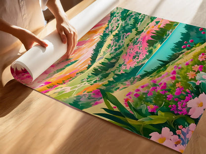 Colorful Landscape Poster
