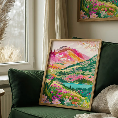 Colorful Landscape Poster