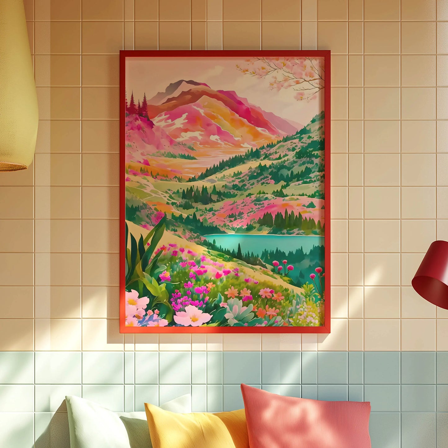Colorful Landscape Poster