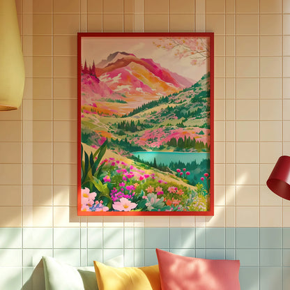 Colorful Landscape Poster