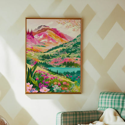 Colorful Landscape Poster