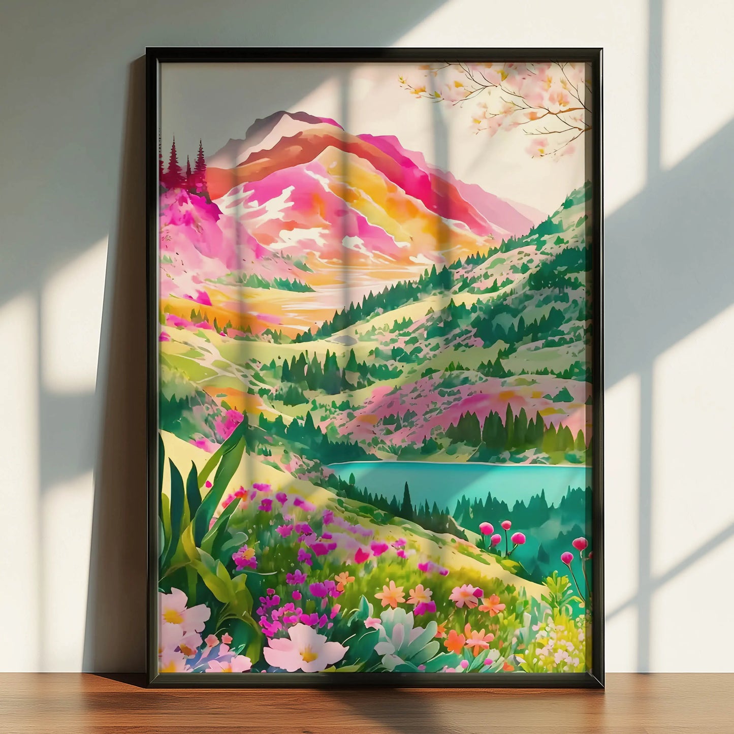 Colorful Landscape Poster