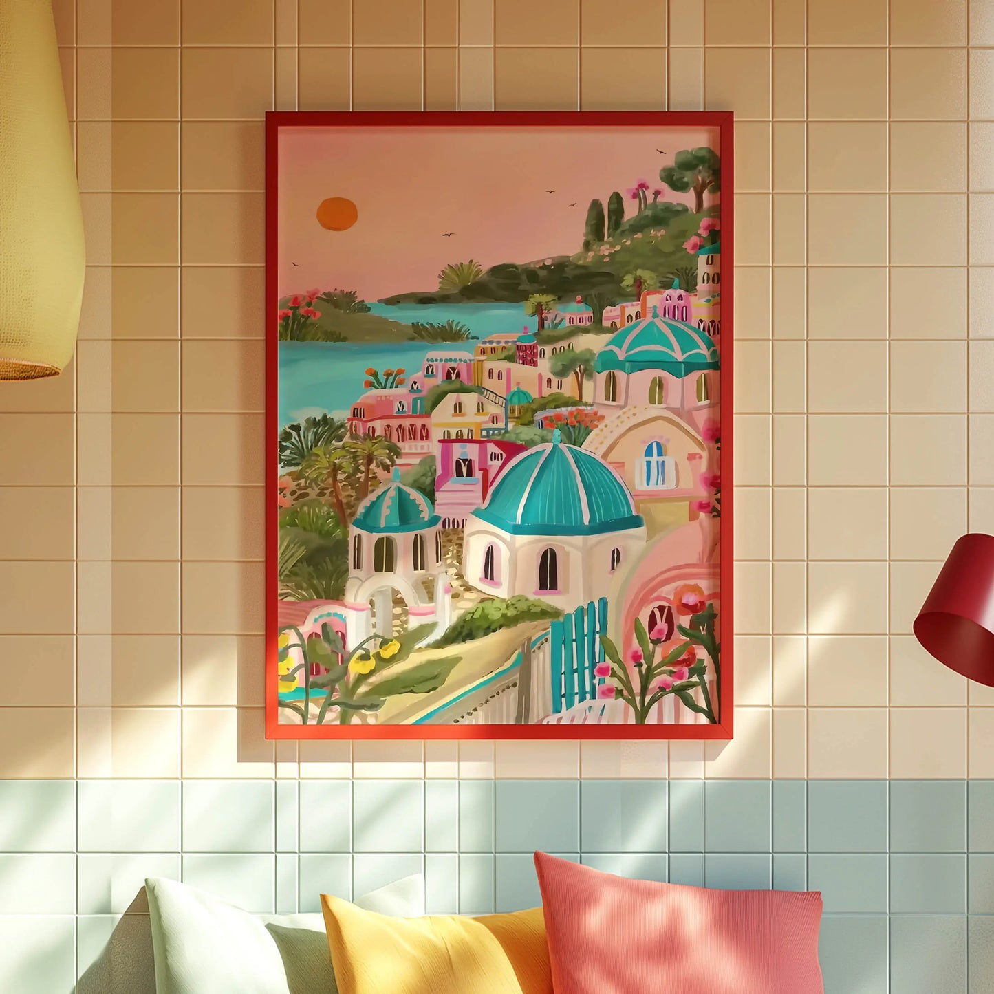 Colorful Landscape Poster