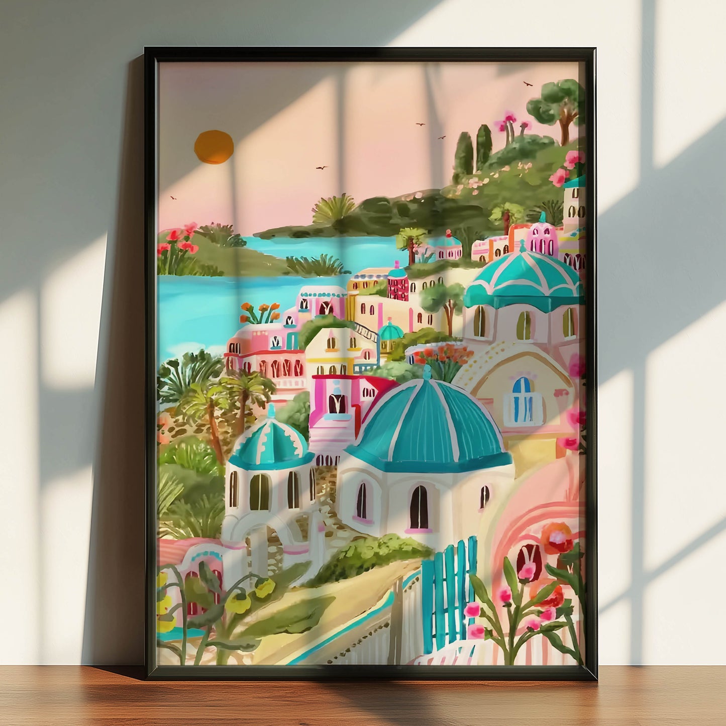 Colourful Santorini