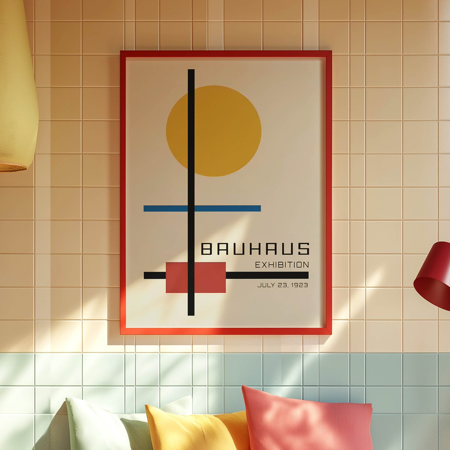 Bauhaus Exhibition Geometric Cross