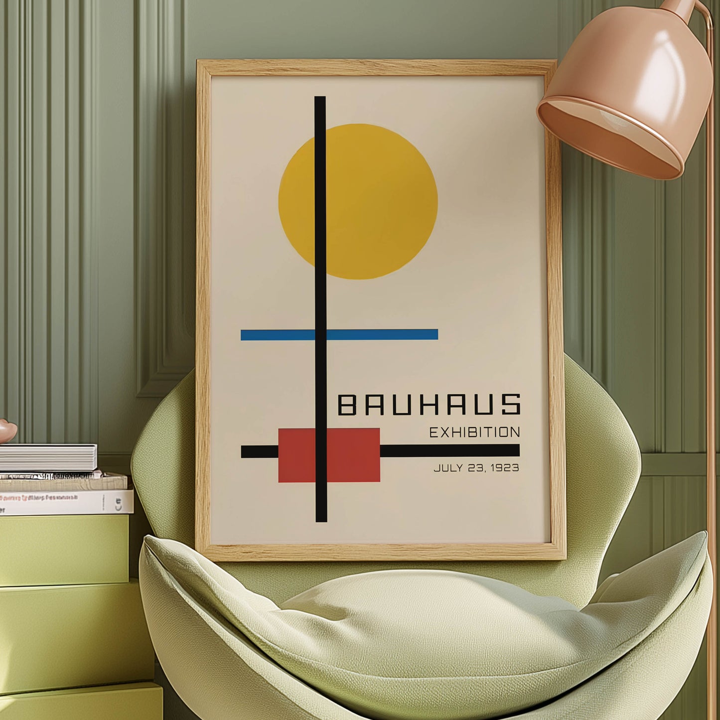 Bauhaus Exhibition Geometric Cross