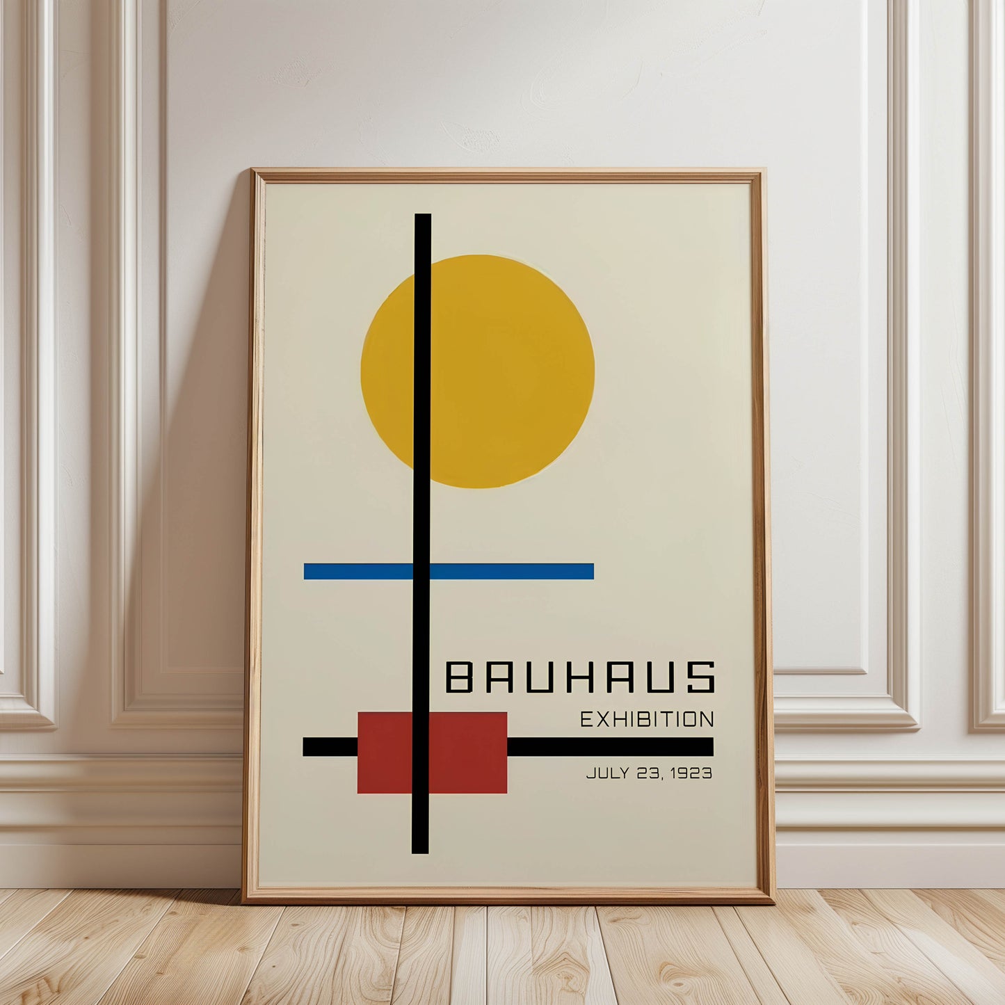 Bauhaus Exhibition Geometric Cross