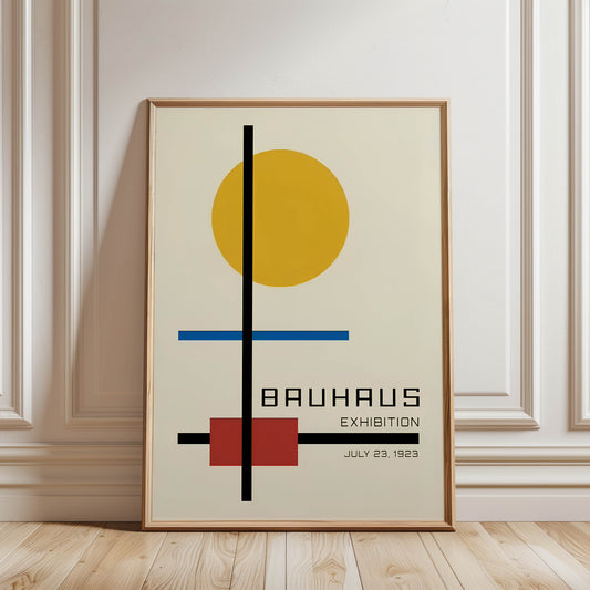 Bauhaus Exhibition Geometric Cross