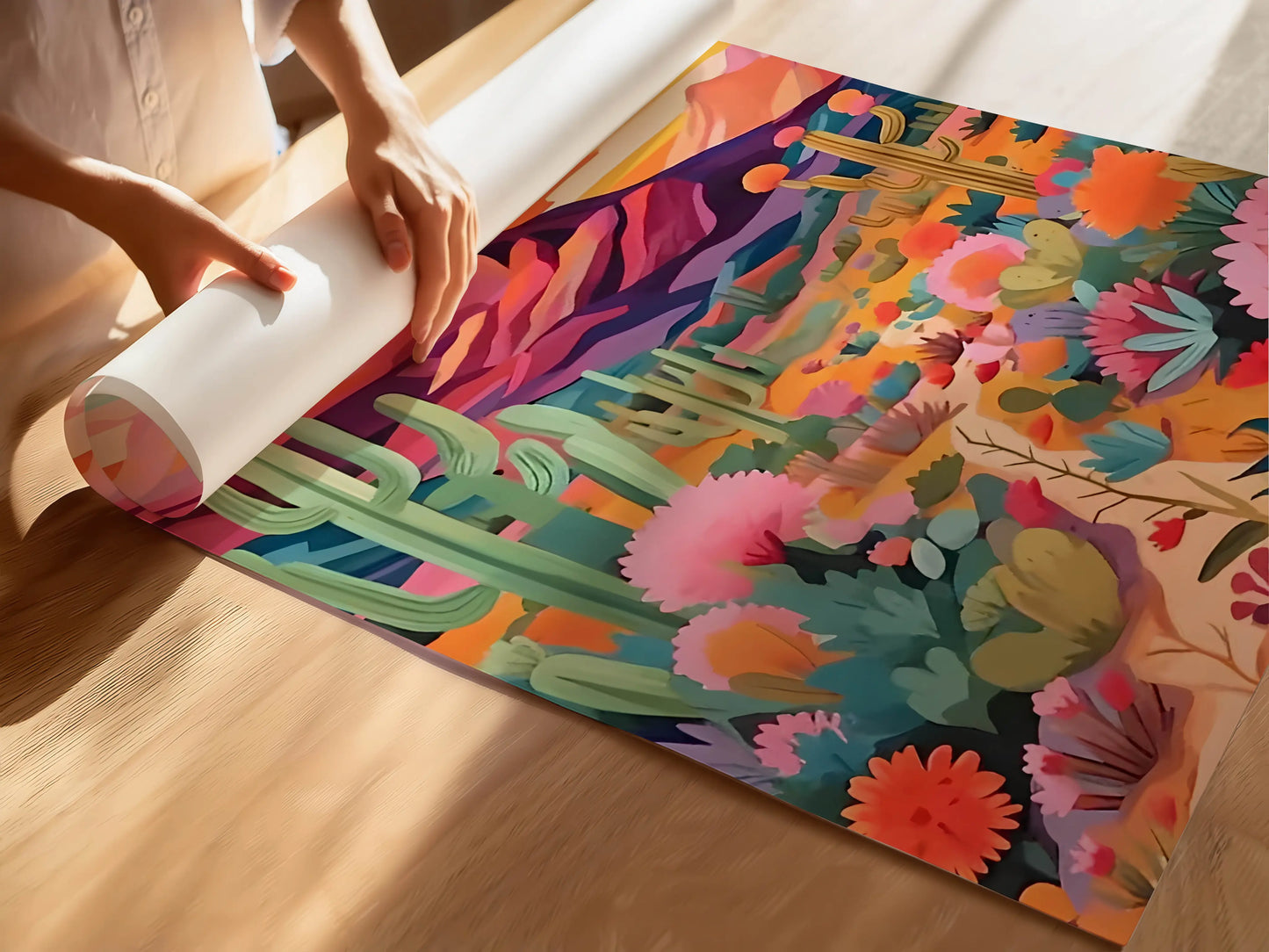 Colorful Landscape Poster