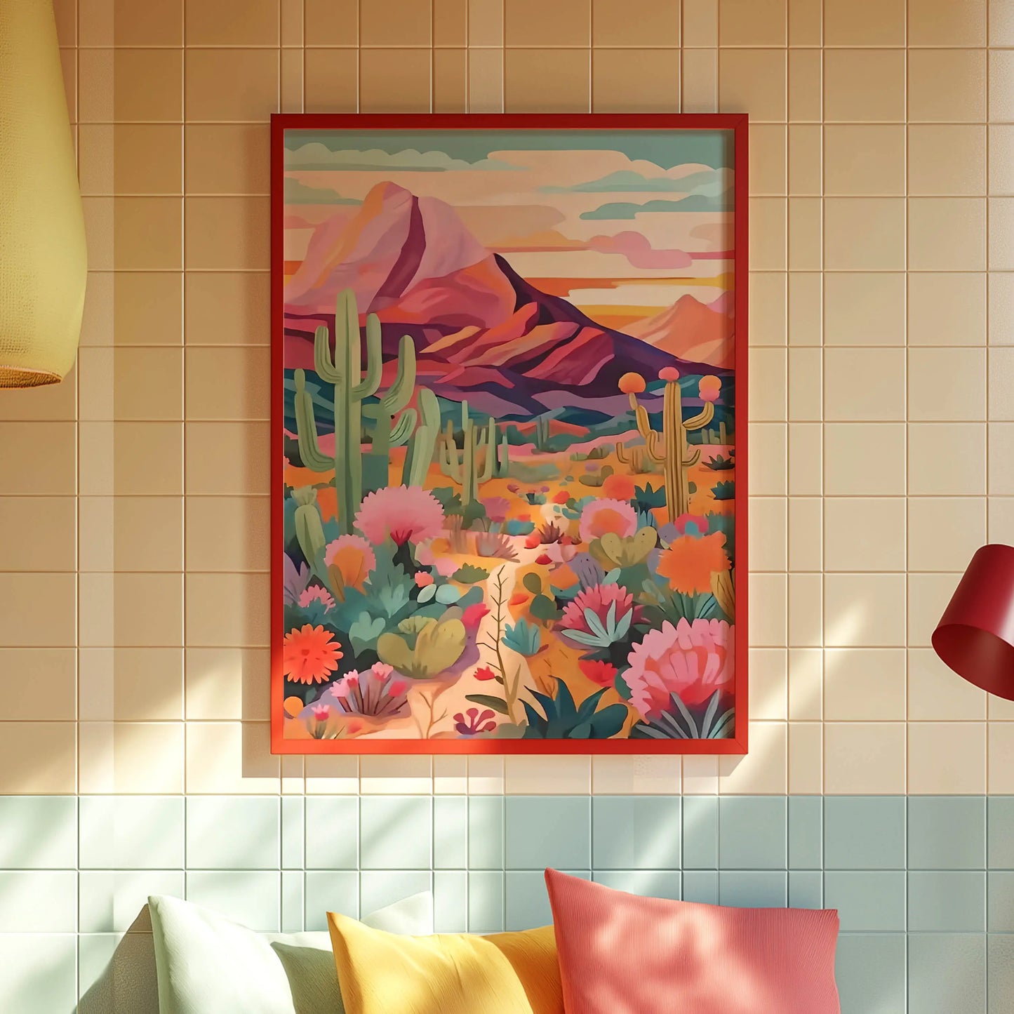 Colorful Landscape Poster