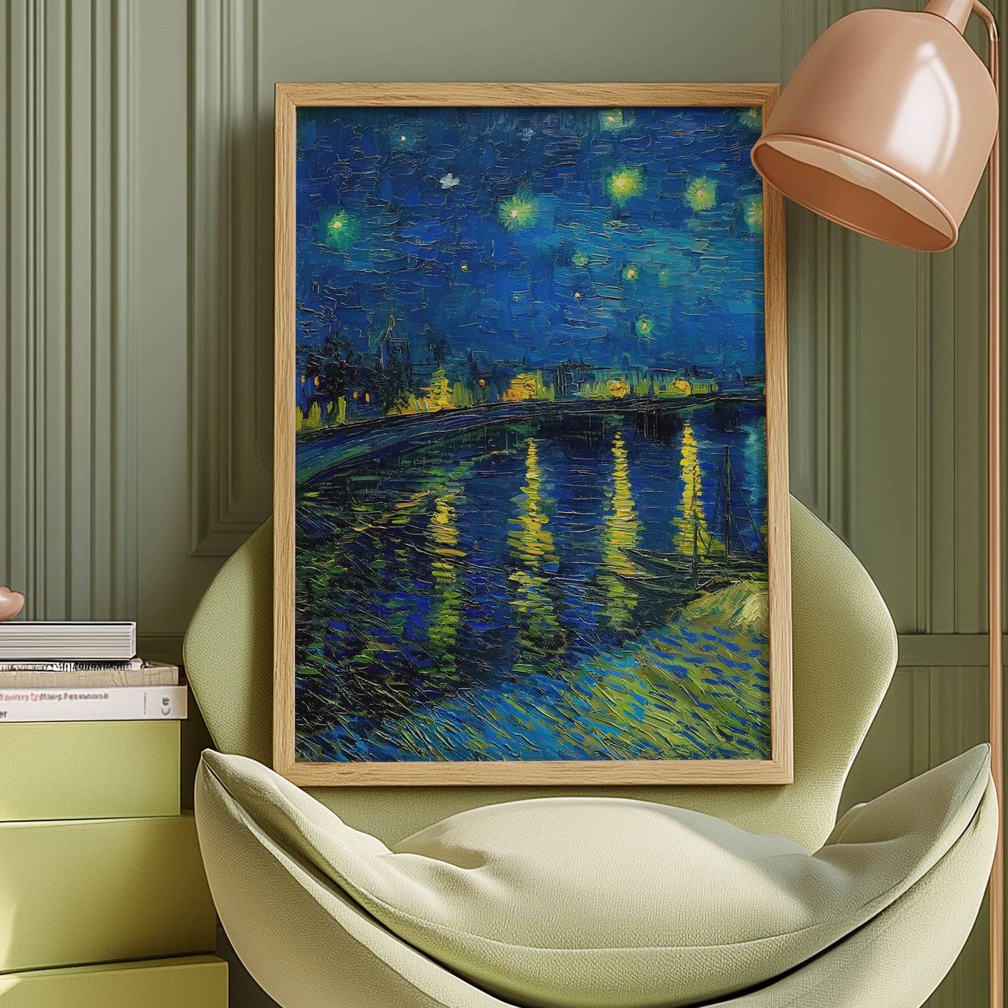 Starry Night Over the Rhône Wide View