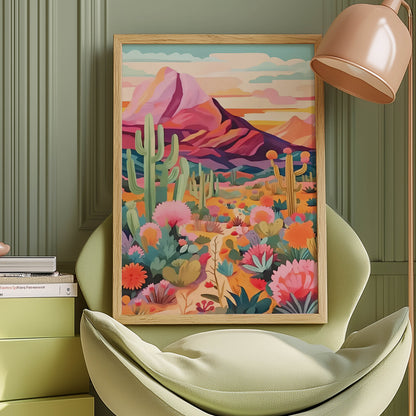 Desert Cactus Landscape