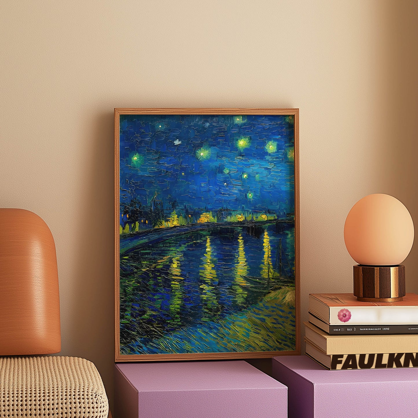 Starry Night Over the Rhône Wide View