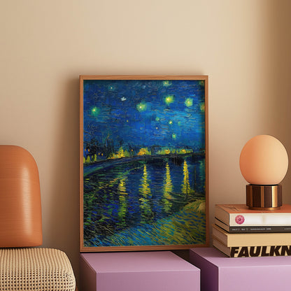 Starry Night Over the Rhône Wide View