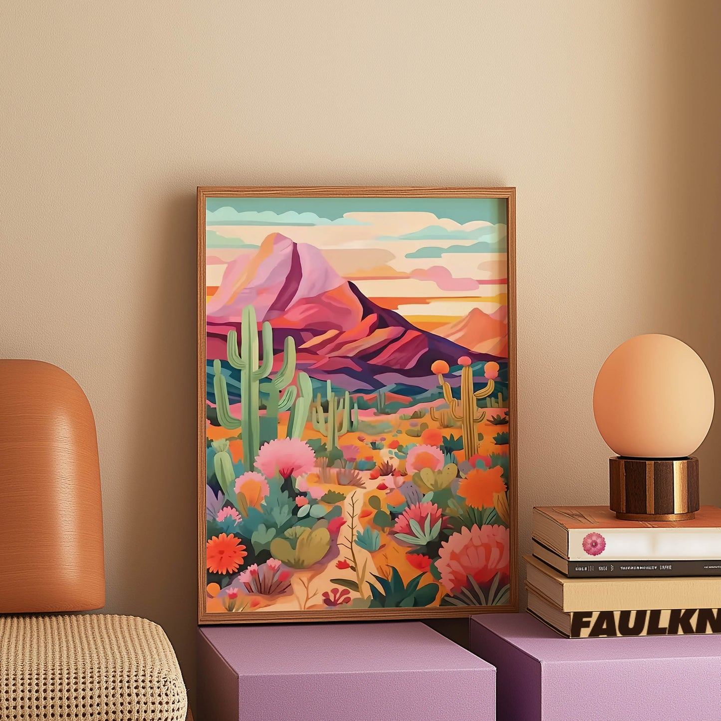 Desert Cactus Landscape