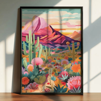 Colorful Landscape Poster