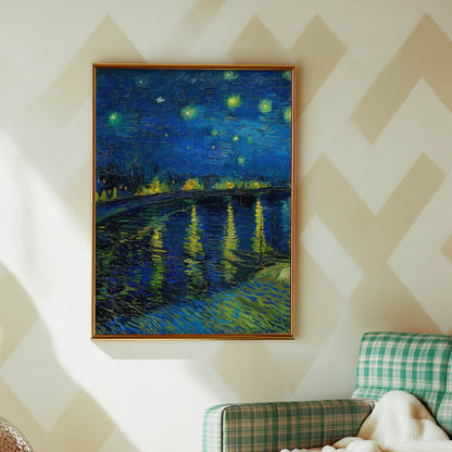 Starry Night Over the Rhône Wide View