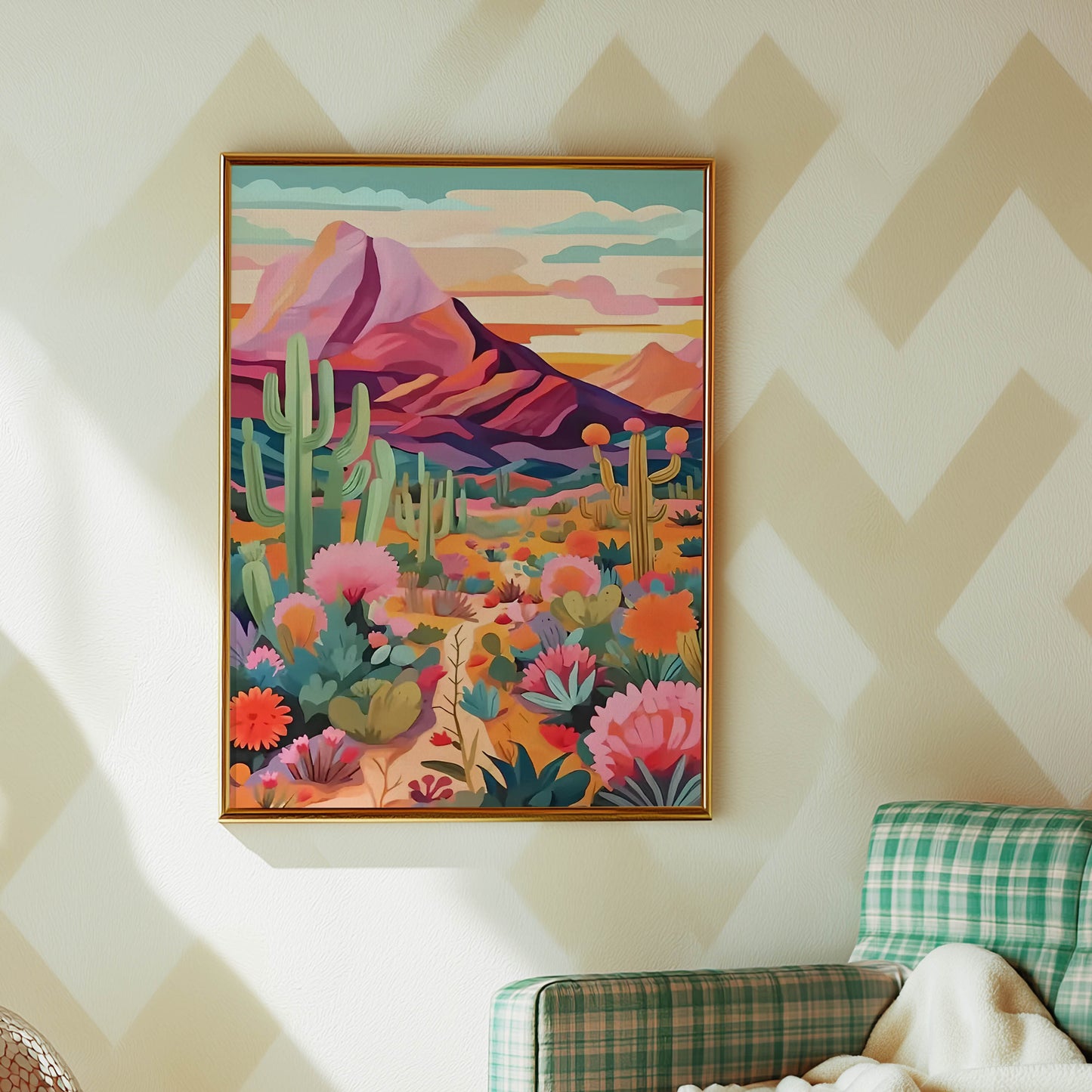 Desert Cactus Landscape