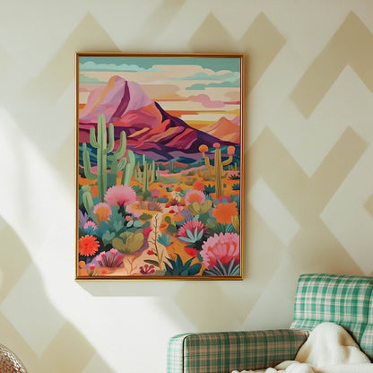 Desert Cactus Landscape