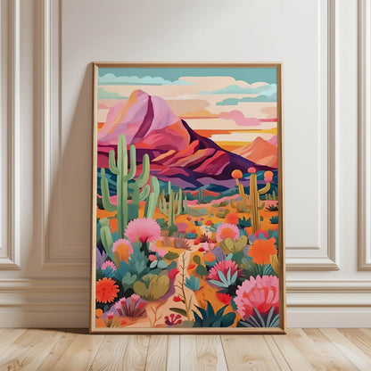 Desert Cactus Landscape