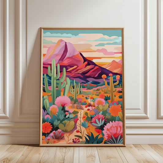 Desert Cactus Landscape
