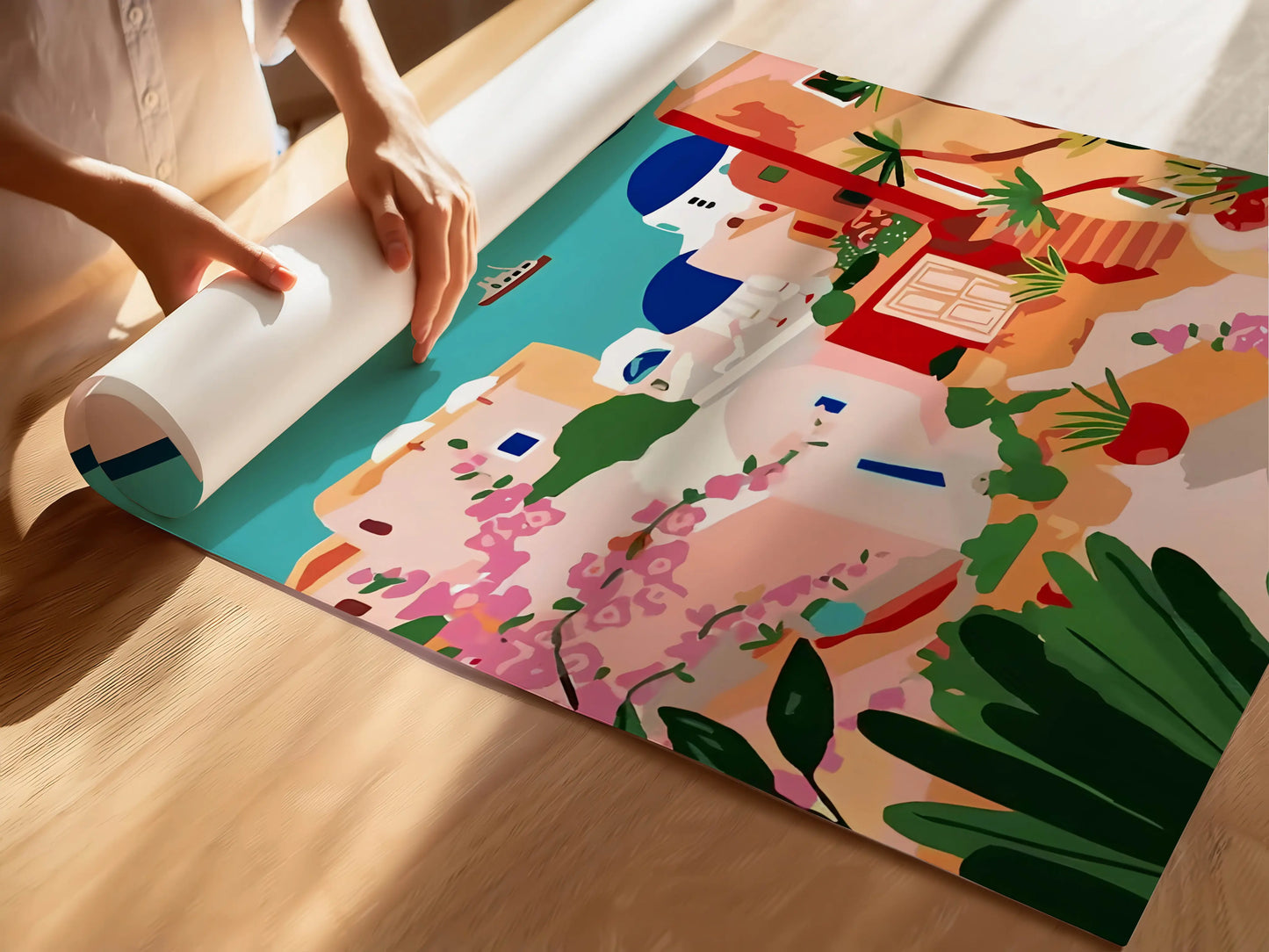Colorful Landscape Poster