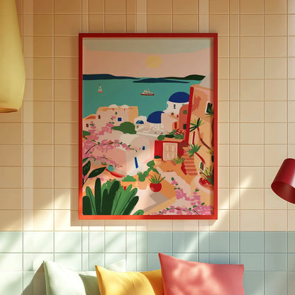 Colorful Landscape Poster