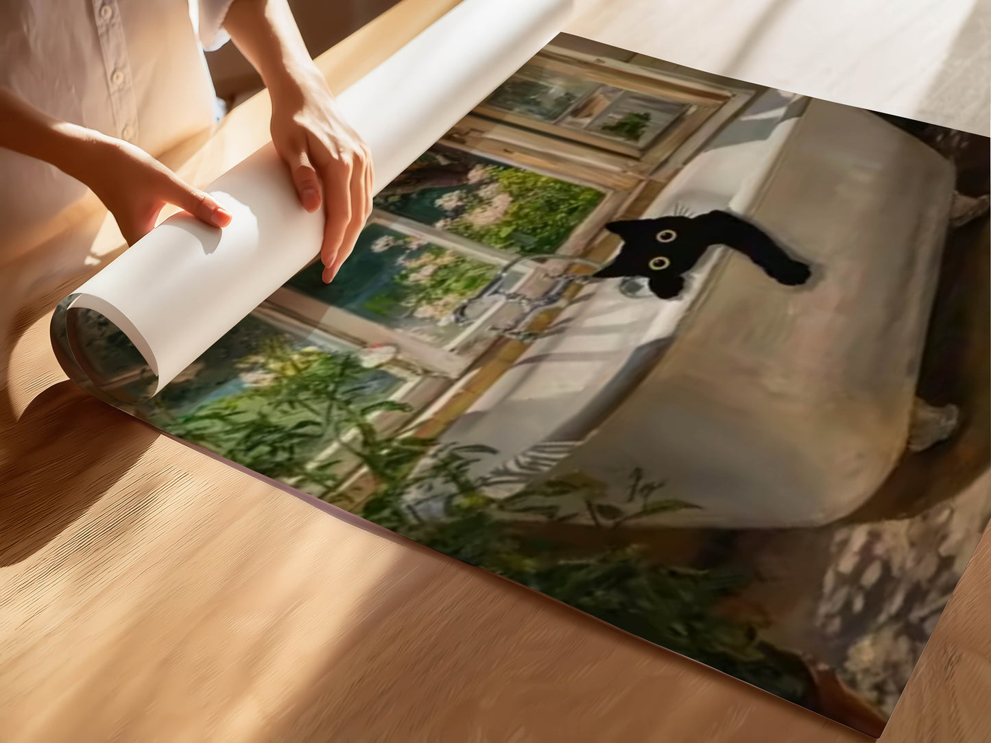 Cat Garden Bathtub