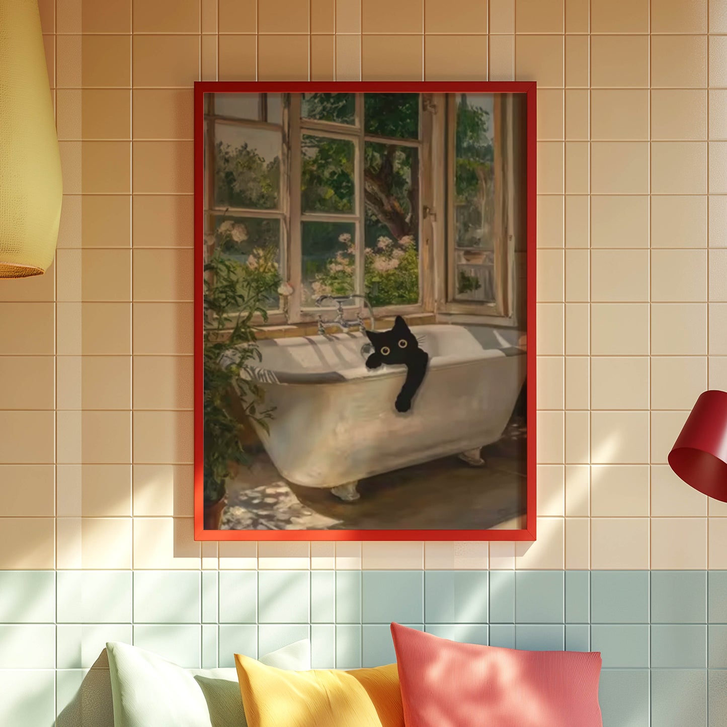 Cat Garden Bathtub