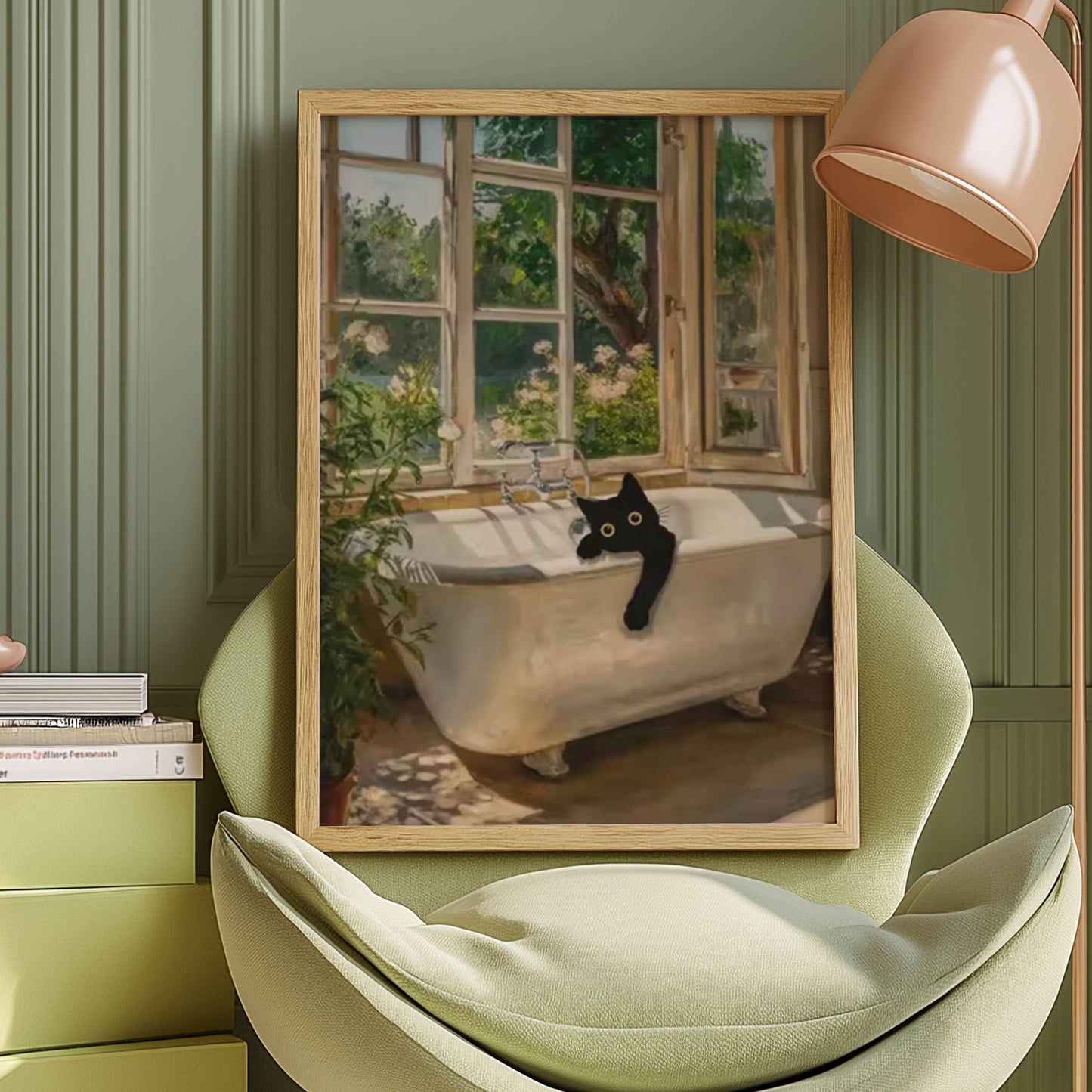 Cat Garden Bathtub