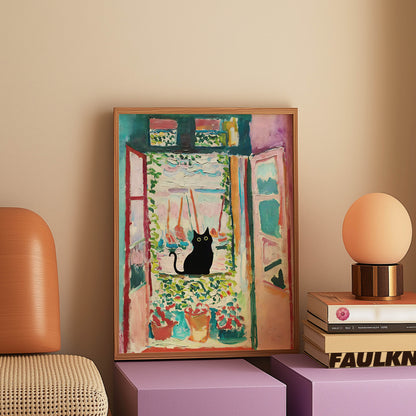 Cat Matisse Window