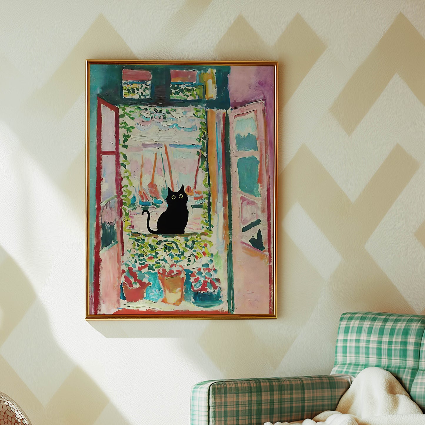 Cat Matisse Window