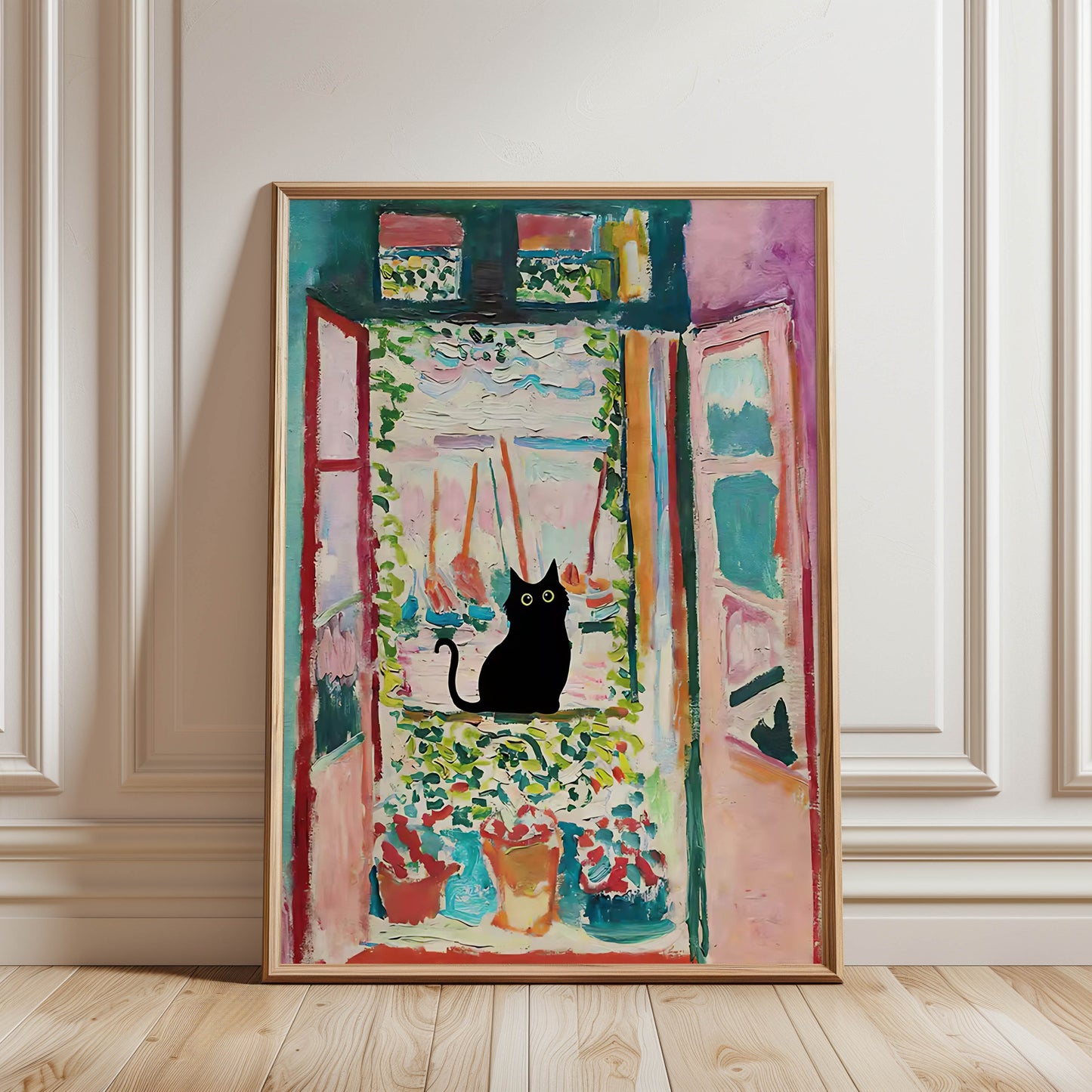 Cat Matisse Window