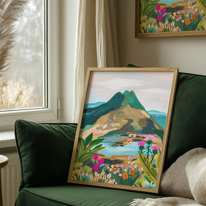 Colorful Landscape Poster