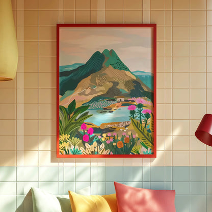 Colorful Landscape Poster