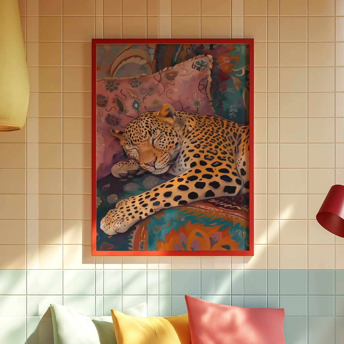 Funny Black Cat & Leopard