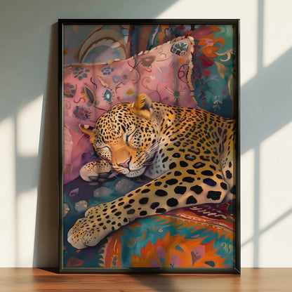 Funny Black Cat & Leopard