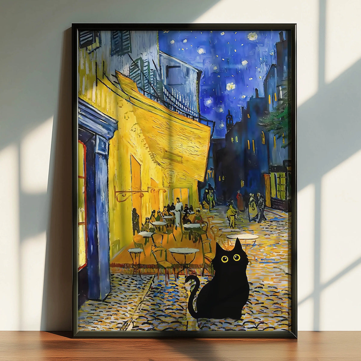 Funky Black Cat