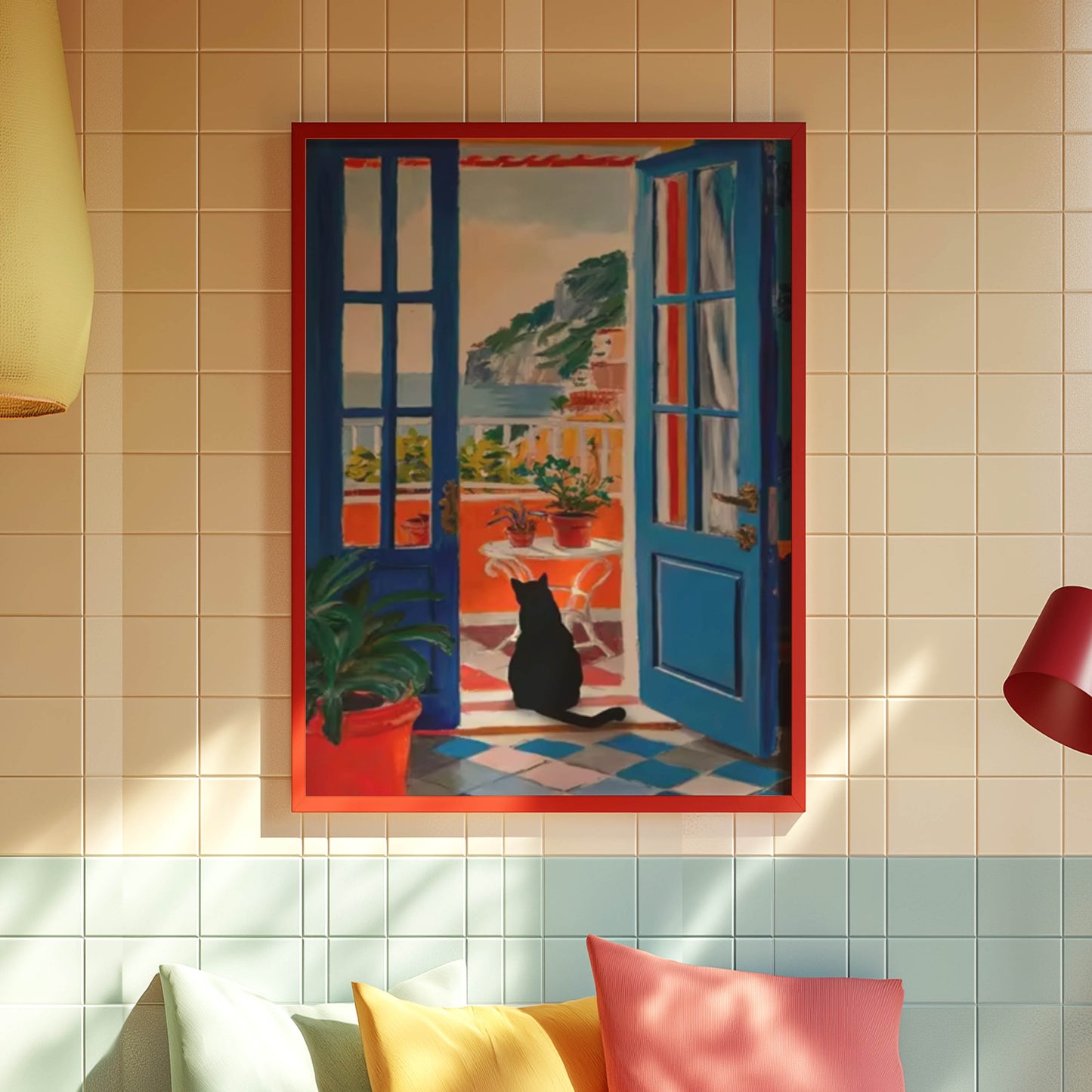 Cat Coastal View
