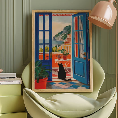 Cat Coastal View
