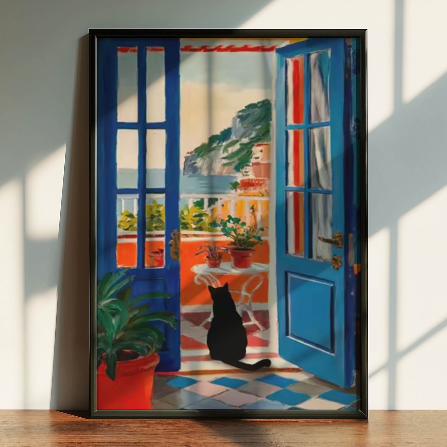 Cat Coastal View