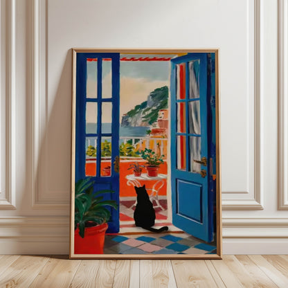 Cat Coastal View